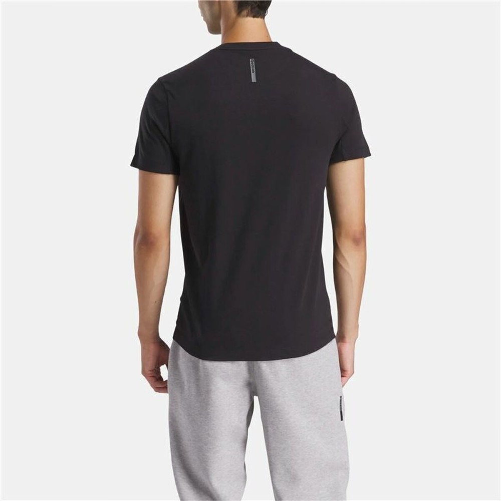 Men’s Short Sleeve T-Shirt Reebok Reebok Athlete Tee Black