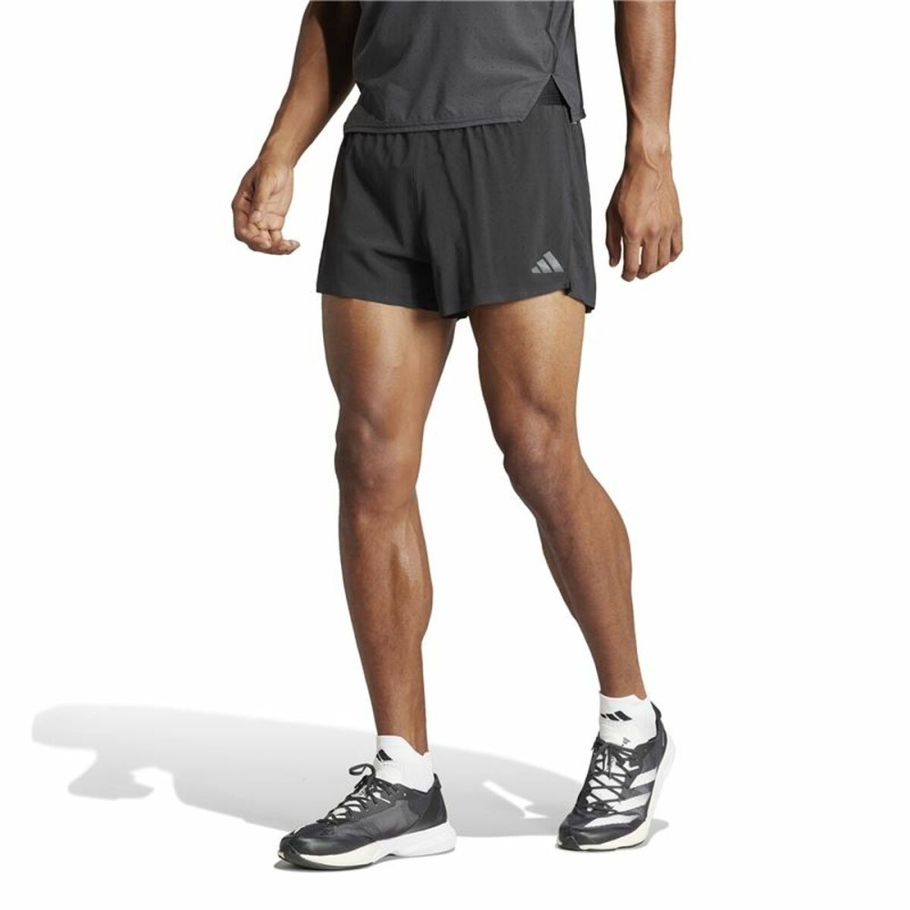 Sport Shorts Adidas Adizero Split Schwarz