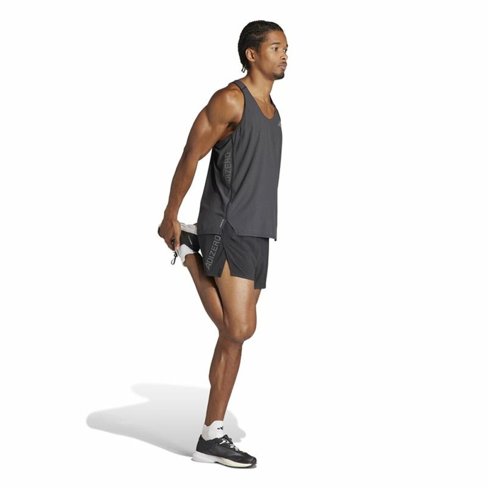 Sport Shorts Adidas Adizero Split Schwarz