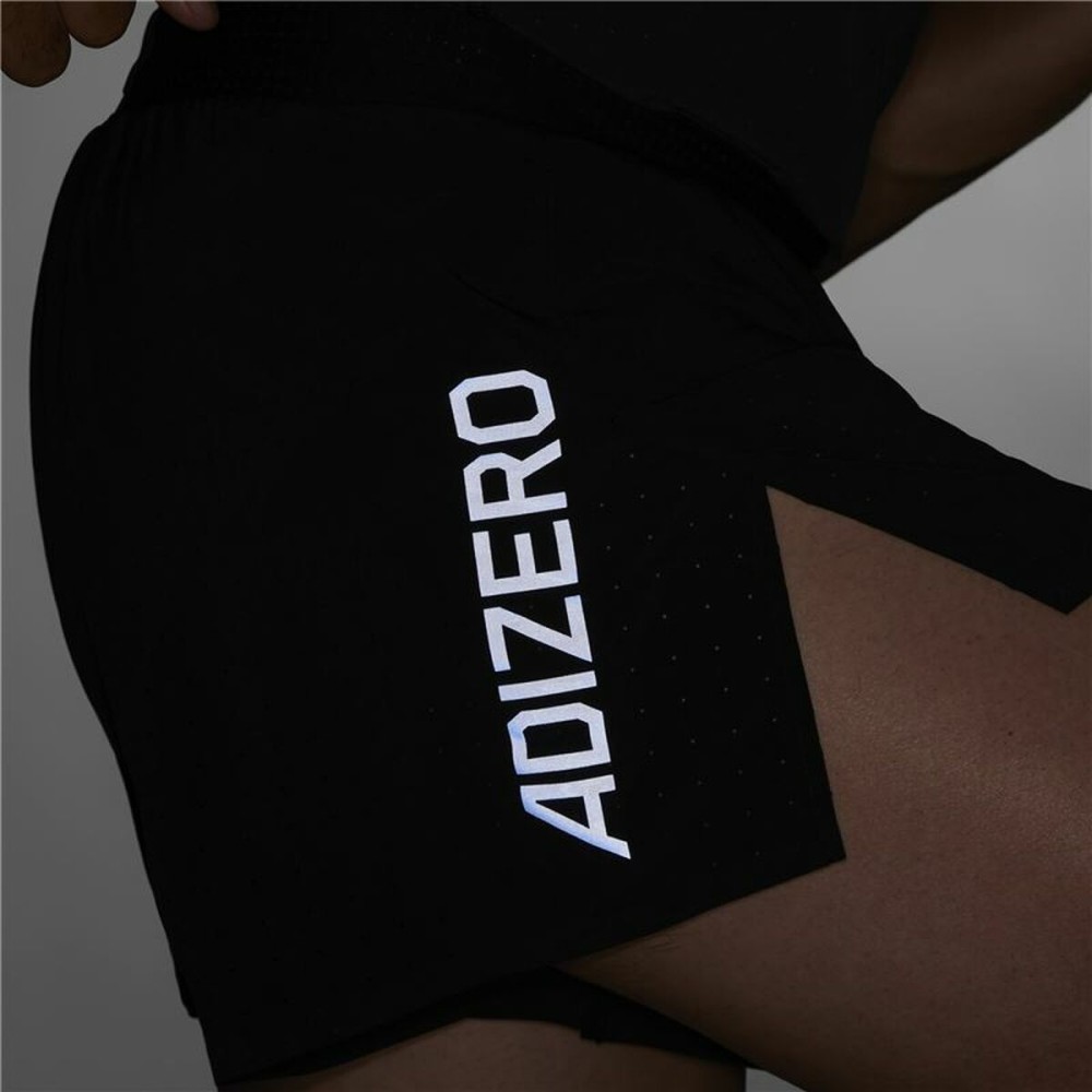 Sport Shorts Adidas Adizero Split Schwarz