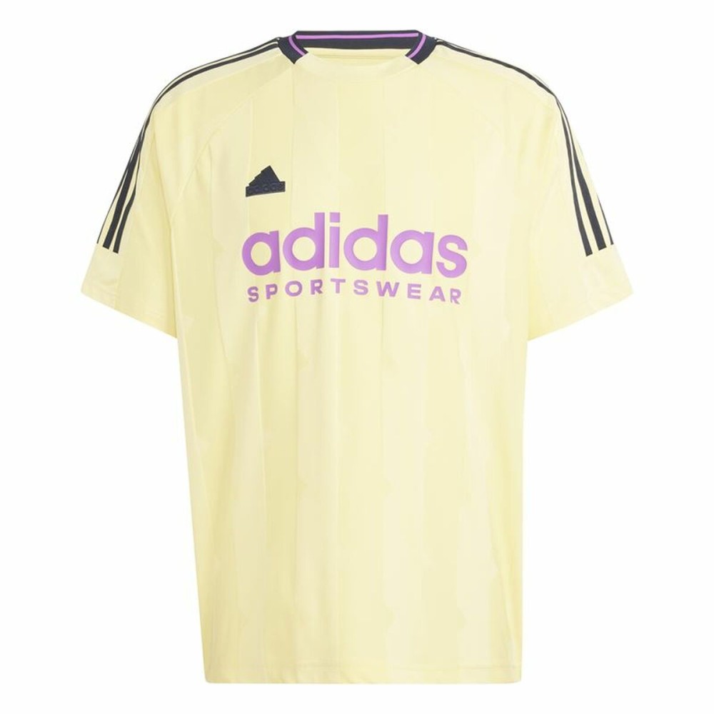 Herren Kurzarm-T-Shirt Adidas House Of Tiro Jacquard Gelb