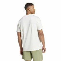 Herren Kurzarm-T-Shirt Adidas All Szn Graphic Weiß