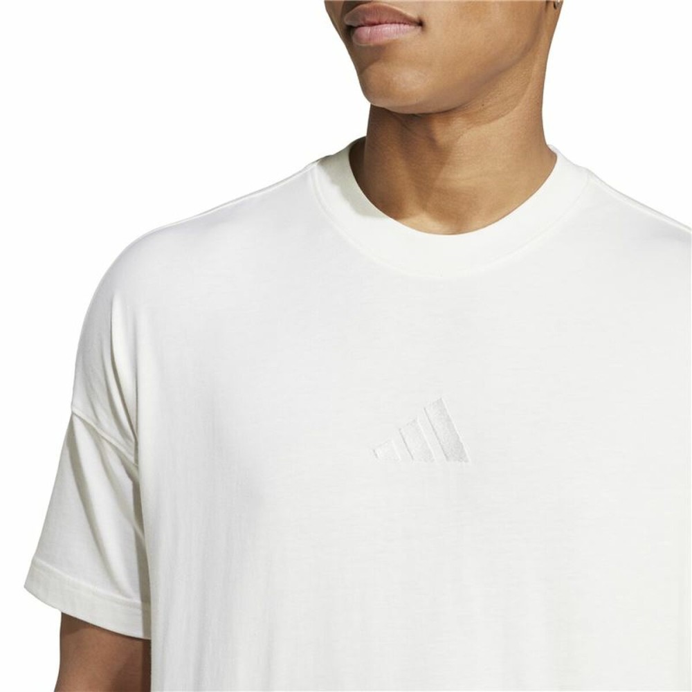 Herren Kurzarm-T-Shirt Adidas All Szn Graphic Weiß