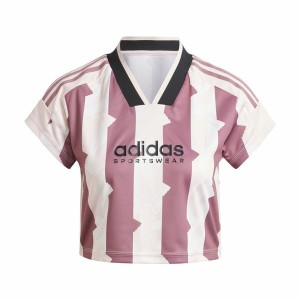 Damen Kurzarm-T-Shirt Adidas Tiro Cut Rosa