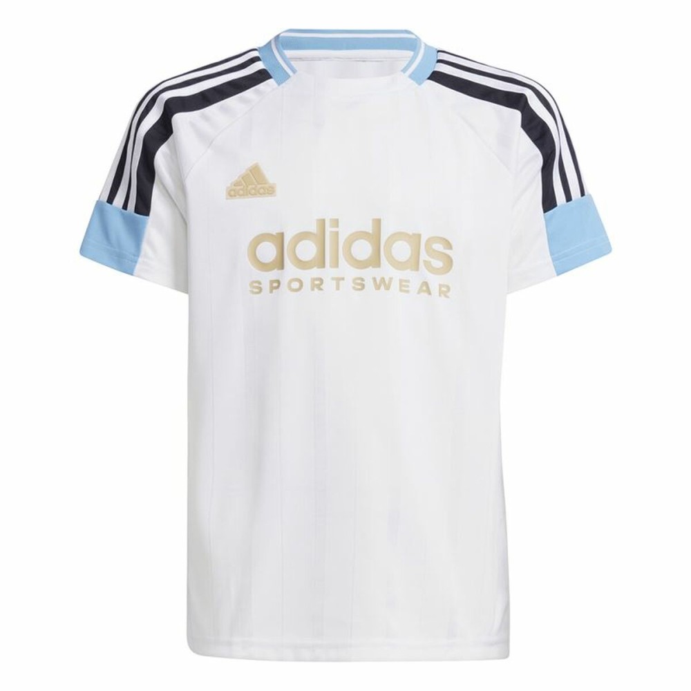 Kurzarm-T-Shirt für Kinder Adidas Nations Weiß