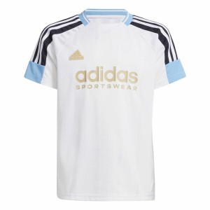 Kurzarm-T-Shirt für Kinder Adidas Nations Weiß