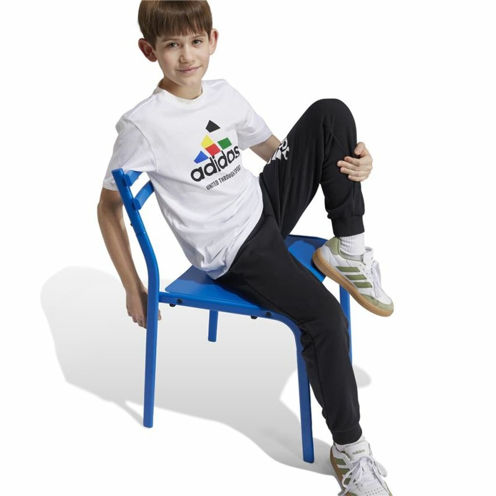 Kurzarm-T-Shirt für Kinder Adidas Nations Weiß