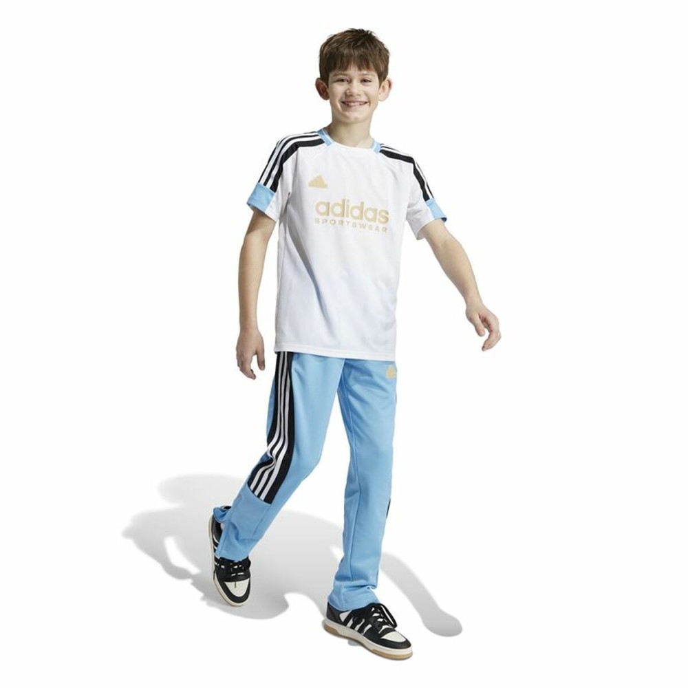Kurzarm-T-Shirt für Kinder Adidas Nations Weiß