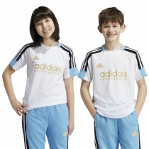 Kurzarm-T-Shirt für Kinder Adidas Nations Weiß