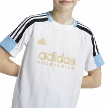 Kurzarm-T-Shirt für Kinder Adidas Nations Weiß