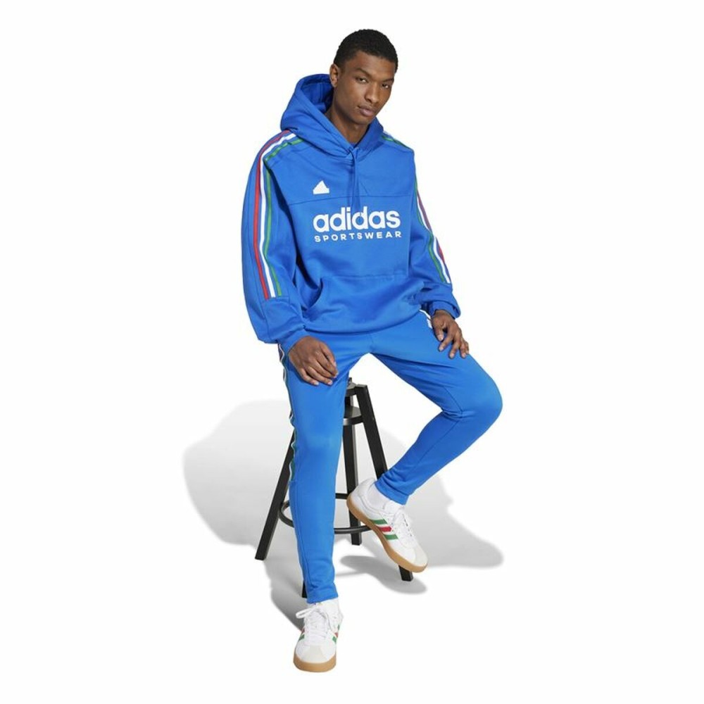 Herren Sweater mit Kapuze Adidas House Of Tiro Nations Blau