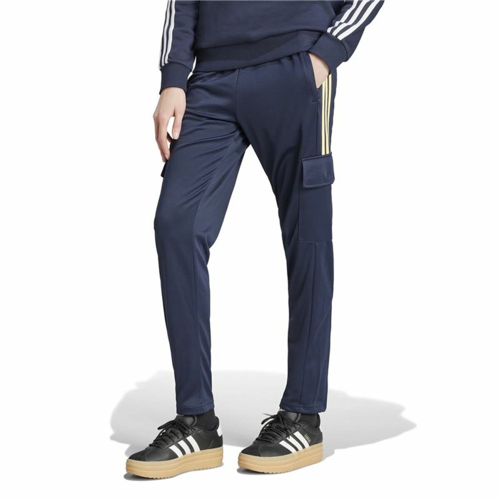 Lange Sporthose Adidas Tiro Cargo Blau Damen