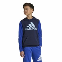 Sweat à capuche enfant Adidas Essentials Big Logo Colorblock Bleu