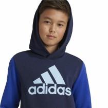Sweat à capuche enfant Adidas Essentials Big Logo Colorblock Bleu