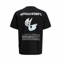 Herren Kurzarm-T-Shirt Jack & Jones Jcodynamic Dust Ss Crew Neck Schwarz