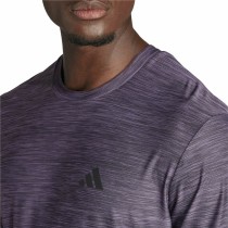 Herren Kurzarm-T-Shirt Adidas Essentials Tr-Es Stretch Lila