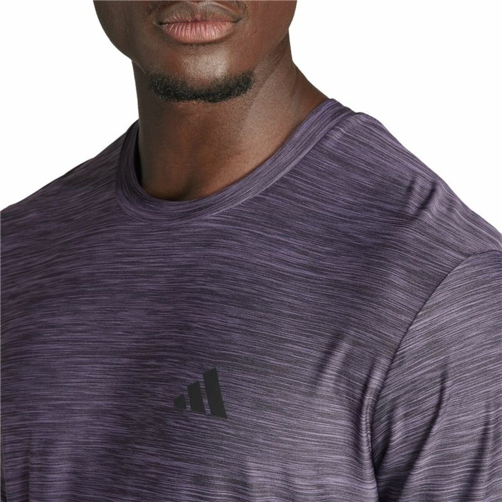 Men’s Short Sleeve T-Shirt Adidas Essentials Tr-Es Stretch Purple