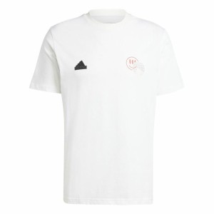 Herren Kurzarm-T-Shirt Adidas House Of Tiro Summer Graphic Weiß