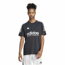 Herren Kurzarm-T-Shirt Adidas Tiro Q1 Schwarz