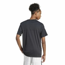 Herren Kurzarm-T-Shirt Adidas Tiro Q1 Schwarz