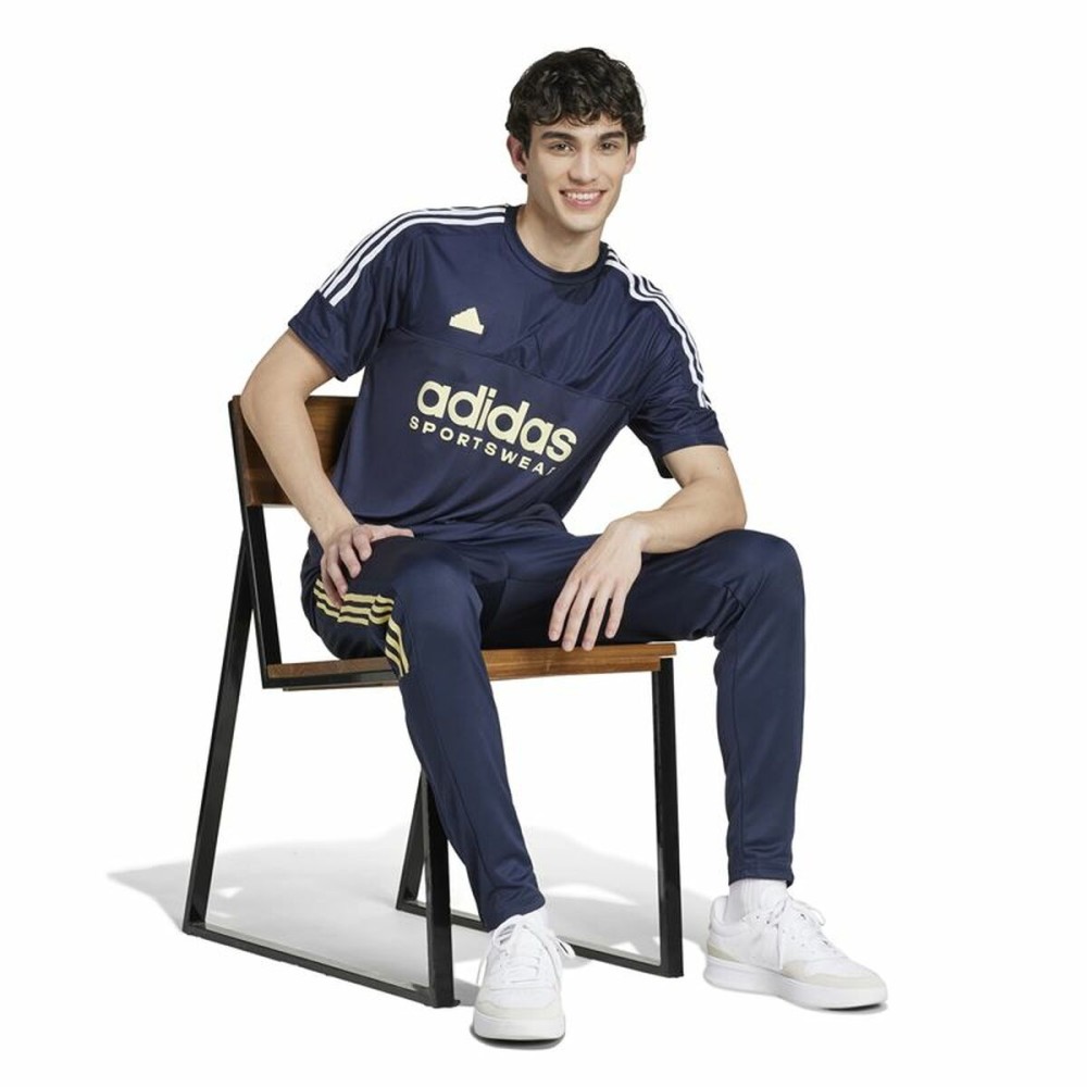 T-shirt à manches courtes homme Adidas Tiro Bleu