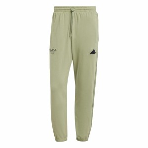 Lange Sporthose Adidas Brand Love French Terry grün Herren