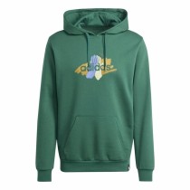 Herren Sweater mit Kapuze Adidas Codes Graphic grün