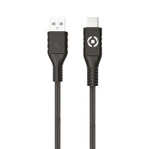 USB A zu USB-C-Kabel Celly PL2MUSBUSBC 2 m Schwarz