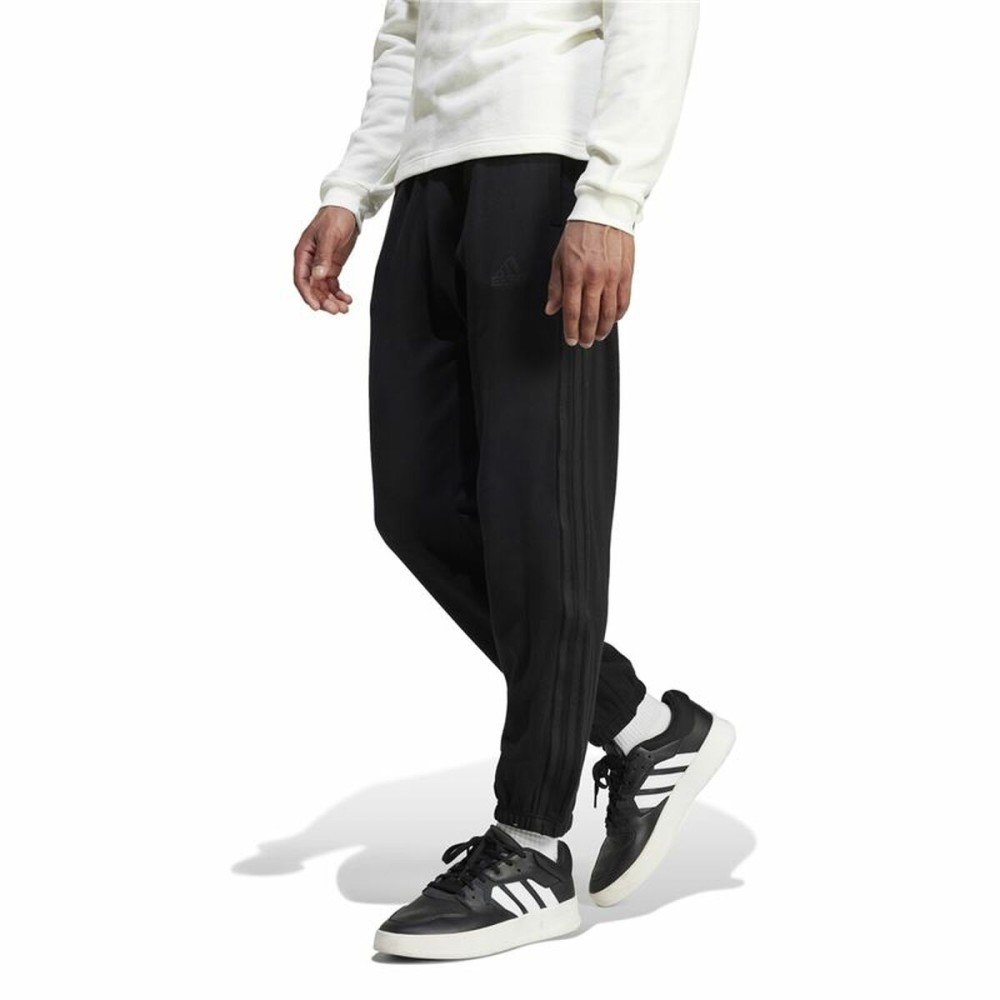 Pantalon de sport long Adidas Brand Love French Terry Noir Homme