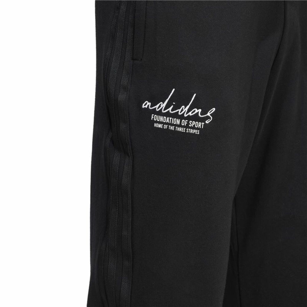 Long Sports Trousers Adidas Brand Love French Terry Black Men