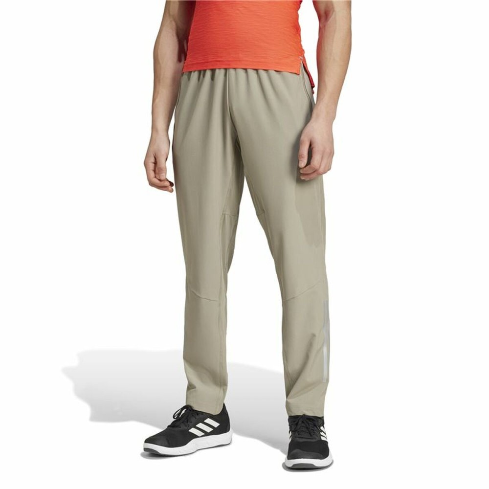 Lange Sporthose Adidas Gym+ 3S Grau Herren