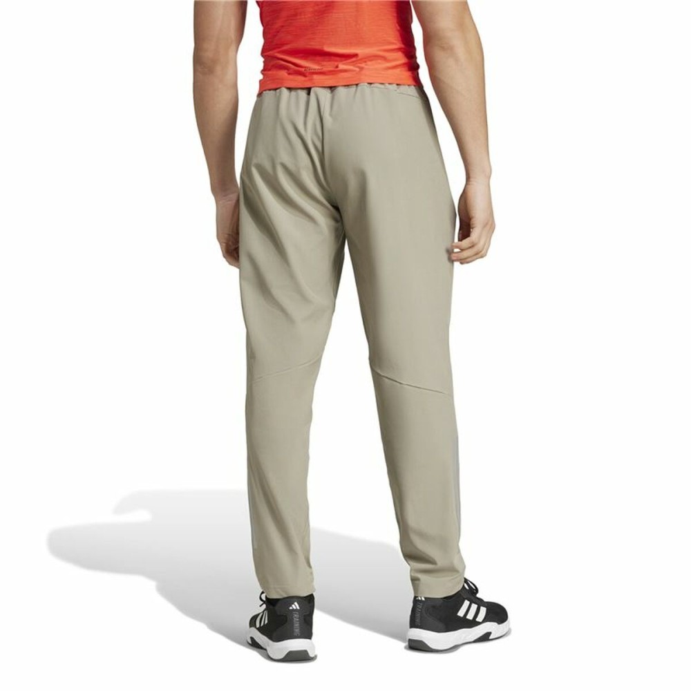 Lange Sporthose Adidas Gym+ 3S Grau Herren