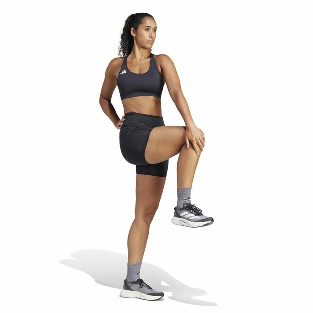 Sporthose Damen Adidas Adizero Short Schwarz