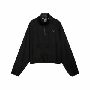 Women’s Sweatshirt without Hood Puma Hypernatural Woven 1/2 Zip
