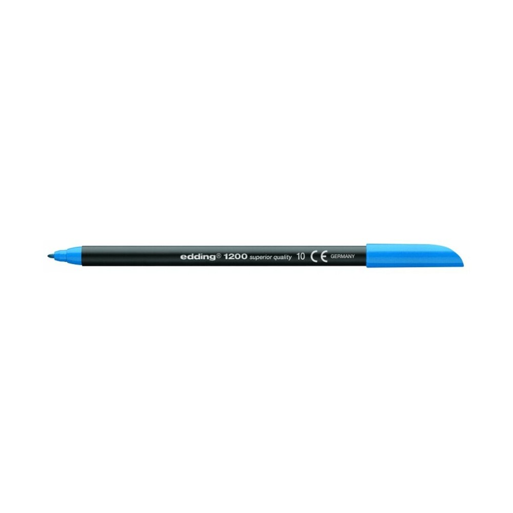 Marker pen/felt-tip pen Edding 1200 Metallic Blue (10 Units)