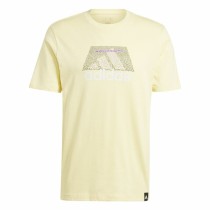 Herren Kurzarm-T-Shirt Adidas Codes Bos Graphic Gelb