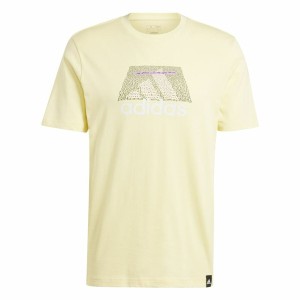 Herren Kurzarm-T-Shirt Adidas Codes Bos Graphic Gelb
