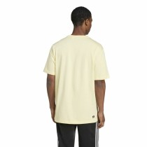 Herren Kurzarm-T-Shirt Adidas Remoji Pocket Graphic Gelb Gold