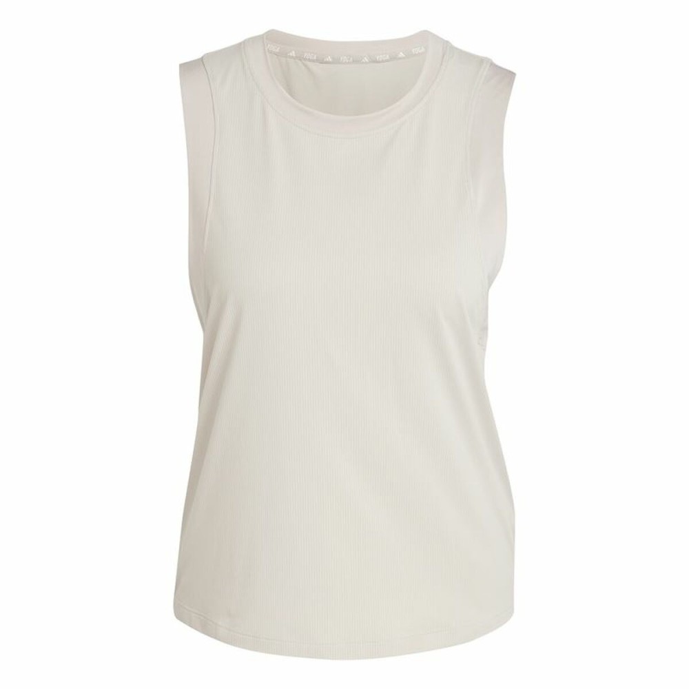 Tanktop Frau Adidas Studio Beige
