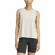 Tanktop Frau Adidas Studio Beige