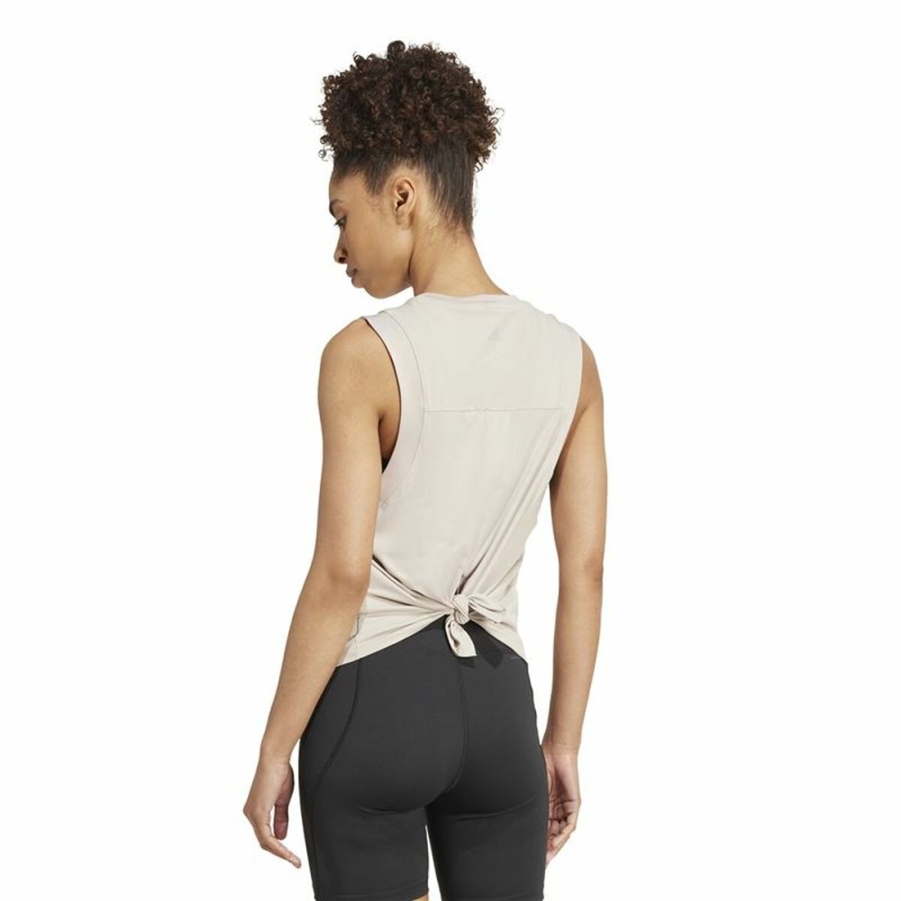 Tanktop Frau Adidas Studio Beige