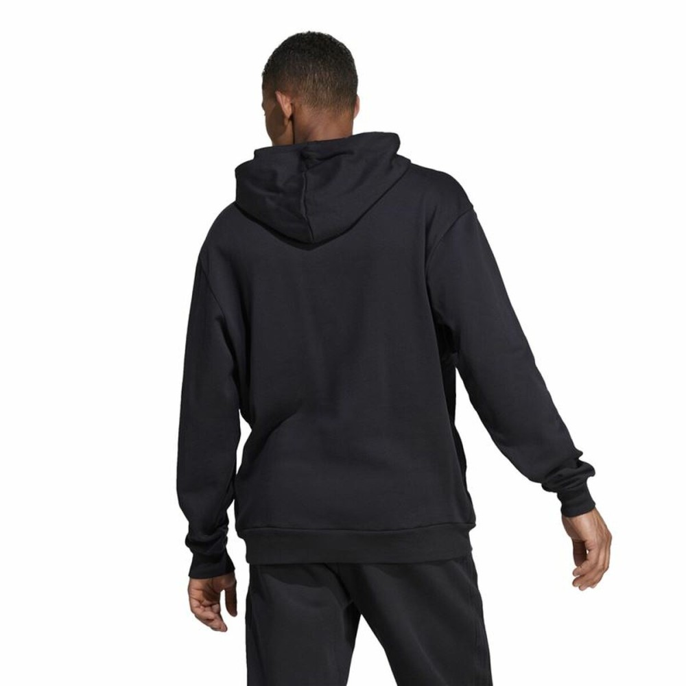 Sweat à capuche homme Adidas Brand Love French Terry Noir