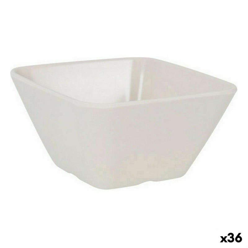 Bol pour Apéritifs La Mediterránea Mélamine Blanc Brille 10 x 10 x 5 cm (36 Unités)