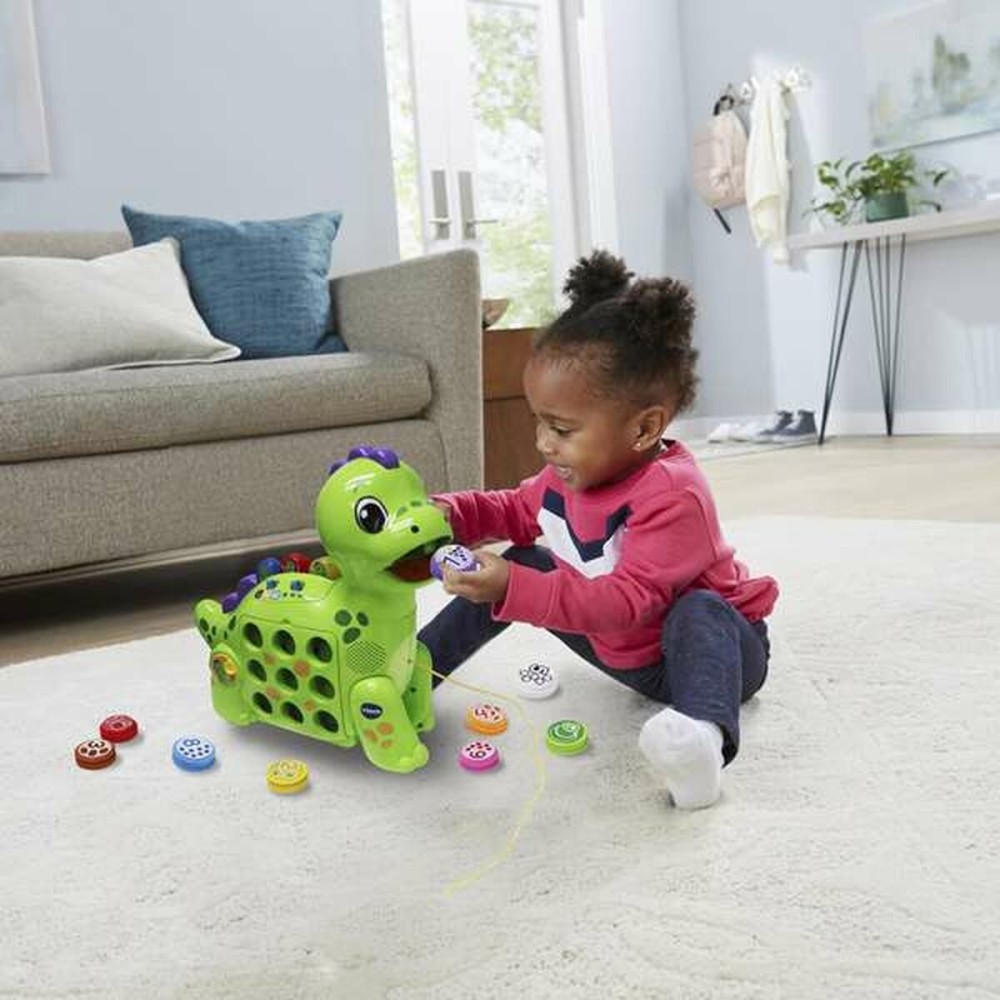 Interactive Toy Vtech 35 x 13,3 x 33 cm Green Dinosaur Interactive Toy Drawing Magnetic Apple