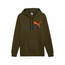 Men’s Hoodie Puma Ess+ 2 Col Big Logo Brown