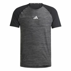 T-shirt à manches courtes homme Adidas Gym+ Training Noir Gris