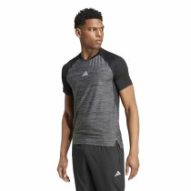 Herren Kurzarm-T-Shirt Adidas Gym+ Training Schwarz Grau