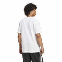 Herren Kurzarm-T-Shirt Adidas España Campeones de Europa Weiß