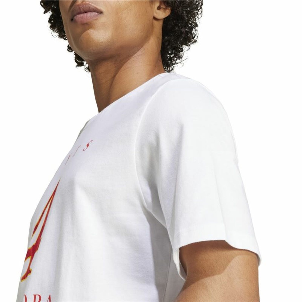 T-shirt à manches courtes homme Adidas España Campeones de Europa Blanc