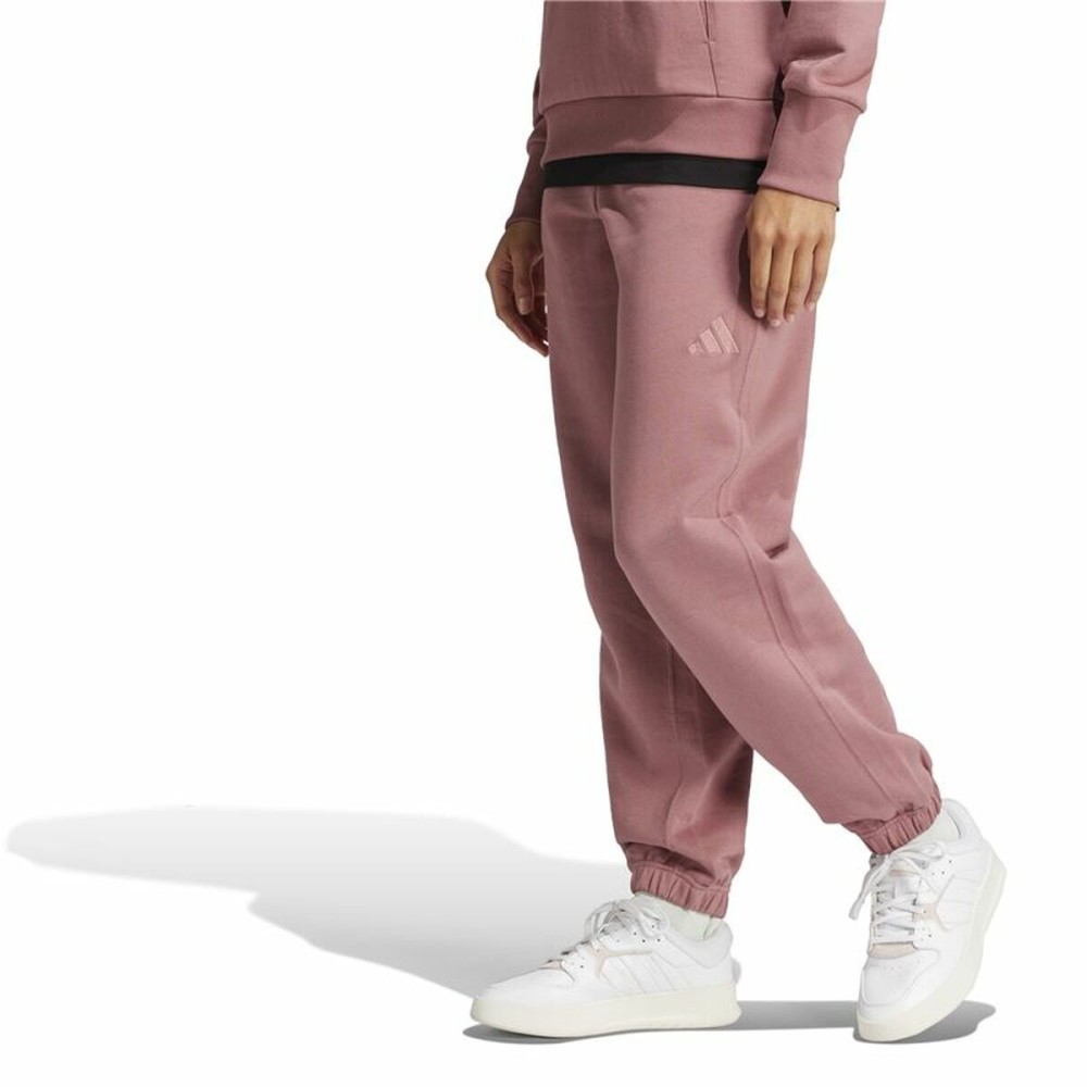 Lange Sporthose Adidas All Szn French Terry Loose Rosa Damen